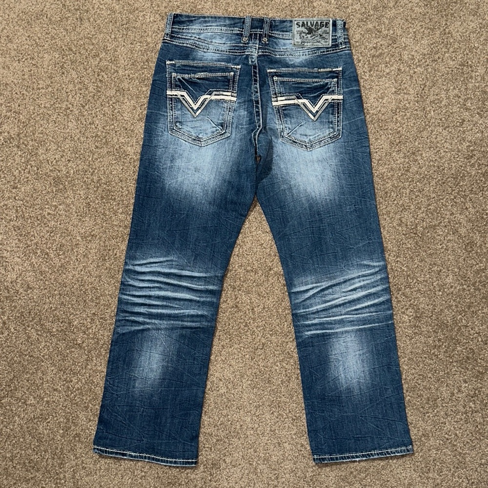 Salvage mayhem boot jeans 31”x30”